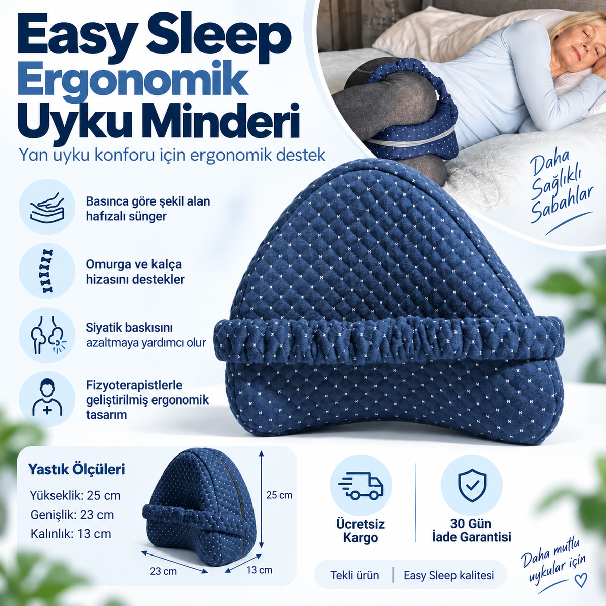 EasySleep Ergonomik Uyku Minderi